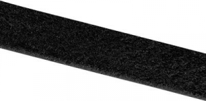 VELCRO&reg; T&eacute;pőz&aacute;r Felragaszt&aacute;shoz Bolyhos f&eacute;l (H x Sz) 25000 mm x 100 mm Fekete Velcro  25 m (E00110033011425)