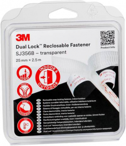 3M Dual Lock T&eacute;pőz&aacute;r Felragaszthat&oacute; (H x Sz) 2.5 m x 25 mm &Aacute;tl&aacute;tsz&oacute; 1 db (SJ3560/IPS)