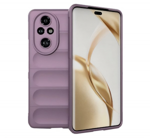 Szilikon telefonv&eacute;dő (&uuml;t&eacute;s&aacute;ll&oacute;s&aacute;g, kamerav&eacute;dő, 3D) LILA Honor 200 Pro "Gigapack csomagol&aacute;s" (GP-159560)