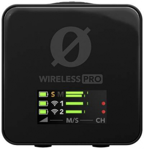 RODE Wireless PRO R&aacute;tűzhető Vezet&eacute;k n&eacute;lk&uuml;li mikrofon k&eacute;szlet &Aacute;tviteli m&oacute;d:Digit&aacute;lis Vezet&eacute;kkel, Cs&iacute;ptetővel, T&aacute;sk&aacute;val, Sz&eacute;lv&eacute;dővel Mikrofon TRRS (4008