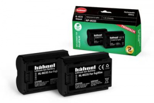 H&auml;hnel Fototechnik HL-W235, 2er Kamera akku Megfelelő eredeti akku (kamera) NP-W235 7.2 V 2250 mAh (10001611)