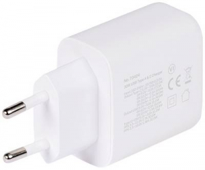 Lindy 30W USB Type A & C Charger USB-s t&ouml;ltők&eacute;sz&uuml;l&eacute;k 30 W 1x USB-A, 1x USB-C Feh&eacute;r Belt&eacute;r (73424)