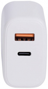 Lindy 30W USB Type A & C Charger USB-s t&ouml;ltők&eacute;sz&uuml;l&eacute;k 30 W 1x USB-A, 1x USB-C Feh&eacute;r Belt&eacute;r (73424)