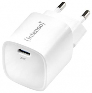 Intenso Power Adapter W30C2 white USB-s t&ouml;ltők&eacute;sz&uuml;l&eacute;k 30 W 1x USB-C Feh&eacute;r Belt&eacute;r GaN, USB Power Delivery (USB-PD) (7803062)