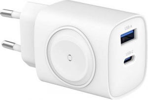 Eaxus Ladestation 3in1 USB-s t&ouml;ltő&aacute;llom&aacute;s 1x USB-A, 1x USB-C, #####1x Apple MagSafe Belt&eacute;r (25684)