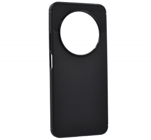 Szilikon telefonv&eacute;dő (&uuml;t&eacute;s&aacute;ll&oacute;s&aacute;g, l&eacute;gp&aacute;rn&aacute;s sarok, karbon minta) FEKETE Xiaomi Redmi 14C 4G "Gigapack csomagol&aacute;s" (GP-163631)