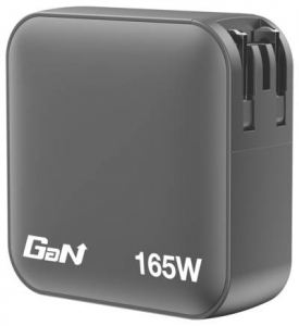 Verbatim Mini GaN Charger &Uacute;ti t&ouml;ltőadapter 165 W 1x USB-A, 3x USB-C Power Delivery, USB PD 3.1, QC 3.0 Fekete Gyorst&ouml;ltő, GaN, Eur&oacute;pai adapterrel, UK