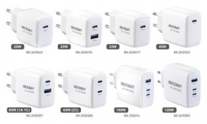 VOLTCRAFT UC-1XCX004 USB-s t&ouml;ltők&eacute;sz&uuml;l&eacute;k 20 W Belt&eacute;r Kimeneti &aacute;ram (max.) 3 A 1 x 1x USB-C GaN (VC-13158215)