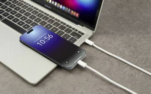 Renkforce Apple iPad/iPhone/iPod Csatlakoz&oacute;k&aacute;bel [1x USB-C dug&oacute; - 1x USB-C dug&oacute;] 1.00 m Feh&eacute;r (RF-6056882)