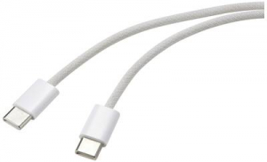 Renkforce Apple iPad/iPhone/iPod Csatlakoz&oacute;k&aacute;bel [1x USB-C dug&oacute; - 1x USB-C dug&oacute;] 3.00 m Feh&eacute;r (RF-6056880)