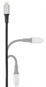 Renkforce USB-C, Apple lightning Csatlakoz&oacute;k&aacute;bel [1x USB 2.0 dug&oacute;, C t&iacute;pus - 1x Apple Dock dug&oacute; Lightning] 2.00 m &Uacute;jrahasznos&iacute;tott anyagb&oacute;l k&eacute;sz&uuml;lt (R