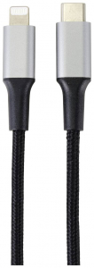 Renkforce USB-C, Apple lightning Csatlakoz&oacute;k&aacute;bel [1x USB 2.0 dug&oacute;, C t&iacute;pus - 1x Apple Dock dug&oacute; Lightning] 2.00 m &Uacute;jrahasznos&iacute;tott anyagb&oacute;l k&eacute;sz&uuml;lt (R