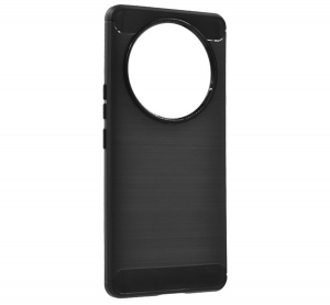 Szilikon telefonv&eacute;dő (&uuml;t&eacute;s&aacute;ll&oacute;s&aacute;g, l&eacute;gp&aacute;rn&aacute;s sarok, sz&aacute;lcsiszolt, karbon minta) FEKETE Realme 14 Pro Plus "Gigapack csomagol&aacute;s" (GP-168651)