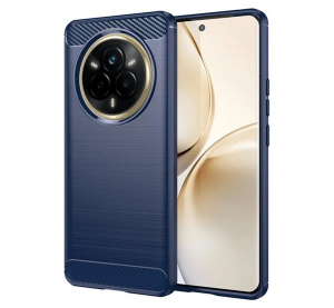 Szilikon telefonv&eacute;dő (&uuml;t&eacute;s&aacute;ll&oacute;s&aacute;g, l&eacute;gp&aacute;rn&aacute;s sarok, sz&aacute;lcsiszolt, karbon minta) S&Ouml;T&Eacute;TK&Eacute;K Realme 14 Pro "Gigapack csomagol&aacute;s" (GP-168657)
