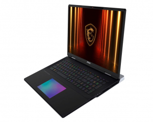 MSI Titan 18 HX AI A2XWJG-481 Laptop Win 11 Pro fekete (9S7-182421-481) US billentyűzet!