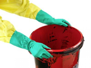 Ansell AlphaTec Solvex Pamut vel&uacute;r Vegyi v&eacute;dőkesztyű M&eacute;ret (kesztyű): 7 EN 388:2016, EN 374-1:2016/ Typ A ISO 374-1:2016/ Typ A, ISO 18889:2019-04 1 (