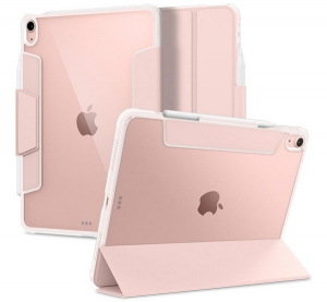 Spigen ULTRA HYBRID PRO tok &aacute;ll&oacute;, bőr hat&aacute;s&uacute; (FLIP, oldalra ny&iacute;l&oacute;, TRIFOLD, asztali tart&oacute;, ceruza tart&oacute;) ROZ&Eacute;ARANY Apple IPAD Air 11 (2025) / IPAD Pro