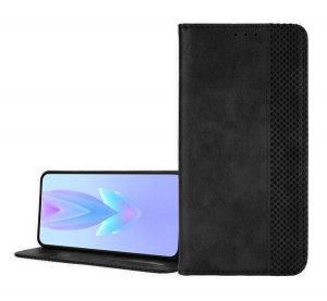 Tok &aacute;ll&oacute;, bőr hat&aacute;s&uacute; (FLIP, oldalra ny&iacute;l&oacute;, asztali tart&oacute;, mozaik) FEKETE TCL 50 Pro NxtPaper / 50 NxtPaper "Gigapack csomagol&aacute;s" (GP-163951)