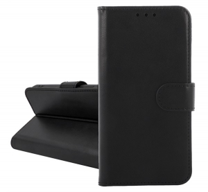 Tok &aacute;ll&oacute;, bőr hat&aacute;s&uacute; (FLIP, oldalra ny&iacute;l&oacute;, k&aacute;rtyazseb, asztali tart&oacute;) FEKETE Samsung Galaxy A50s (SM-A507F) / Galaxy A30s (SM-A307F) / Galaxy A50 (SM-
