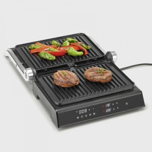 Severin SEVINI Comfort KG Kontakt grill Fekete/ez&uuml;st (2399)