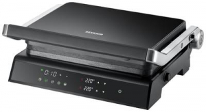 Severin SEVINI Comfort KG Kontakt grill Fekete/ez&uuml;st (2399)