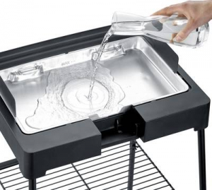 Severin PG 8566 Asztali grill Elektromos Visszajelző l&aacute;mpa Fekete (856600)