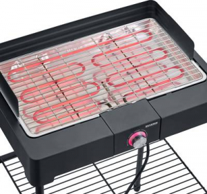 Severin PG 8566 Asztali grill Elektromos Visszajelző l&aacute;mpa Fekete (856600)