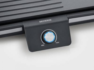 Severin PG  Asztali grill Asztali Vezet&eacute;kes, fokozatmentes hőm&eacute;rs&eacute;klet szab&aacute;lyoz&oacute; Fekete/ez&uuml;st (8564)