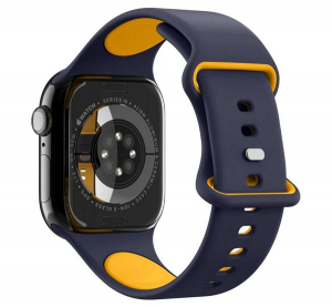 Spigen NANO POP p&oacute;tsz&iacute;j (egyedi m&eacute;ret, kicsi, matt, szilikon) S&Ouml;T&Eacute;TK&Eacute;K Apple Watch Series SE 2 40mm / Watch Series 2 42mm / Watch Series 2 38mm (AMP09