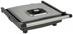 Tristar Kontakt grill Elektromos Tapad&aacute;smentes bevonat, Visszajelző l&aacute;mpa Fekete, Ez&uuml;st (GR-2858)