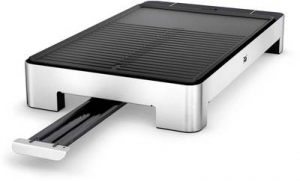 WMF Asztali grill Elektromos Manu&aacute;lis hőm&eacute;rs&eacute;klet be&aacute;ll&iacute;t&aacute;ssal Ez&uuml;st, Fekete (0415340011)