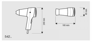 Valera Action 1600 Push 542.06 Hajsz&aacute;r&iacute;t&oacute; Kr&oacute;m-fekete (702012)
