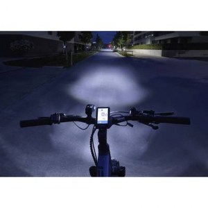 Fischer Fahrrad Ker&eacute;kp&aacute;r vil&aacute;g&iacute;t&aacute;s k&eacute;szlet LED Akkur&oacute;l &uuml;zemeltetett Fekete (50635)