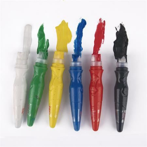 APLI Kids Paint&Fun Tempera k&eacute;szlet ecsetv&eacute;gű tubusban 6 sz&iacute;n (19415)