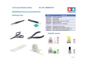 Tamiya Lancia Stratos Turbo Aut&oacute;modell &eacute;p&iacute;tők&eacute;szlet 1:24 (300025210)