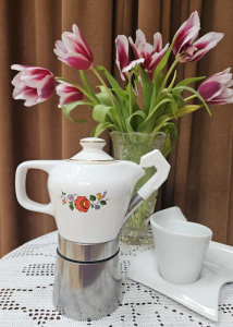 Szarvasi Fatima 4 sz. seherez&aacute;d&eacute; k&aacute;v&eacute;főző Kalocsai, (15560)