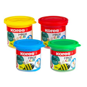 Kores Gyurma,160 g, levegőre száradó, 4 szín,  "Magic Clay" (IK34241)