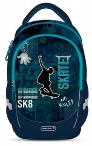 BELMIL Leisure Plus Skate Iskolat&aacute;ska, cipz&aacute;ras g&ouml;rdeszka (338-87/4)