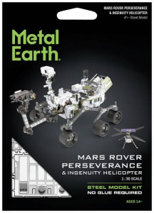 Metal Earth Mars Rover Perseverance & Ingenuity Helicopter F&eacute;m &eacute;p&iacute;tők&eacute;szlet (502522)