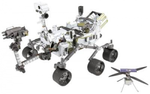 Metal Earth Mars Rover Perseverance & Ingenuity Helicopter F&eacute;m &eacute;p&iacute;tők&eacute;szlet (502522)