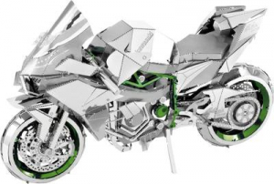 Metal Earth Iconx Kawasaki Ninja Green F&eacute;m &eacute;p&iacute;tők&eacute;szlet (502904)