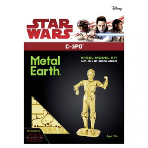 Metal Earth C-3PO gold F&eacute;m &eacute;p&iacute;tők&eacute;szlet (502666)