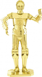 Metal Earth C-3PO gold F&eacute;m &eacute;p&iacute;tők&eacute;szlet (502666)