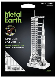 Metal Earth F&eacute;m &eacute;p&iacute;tők&eacute;szlet Apollo Saturn V kil&ouml;vő&aacute;ll&aacute;ssal (502517)