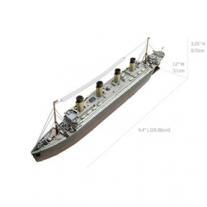 Metal Earth F&eacute;m &eacute;p&iacute;tők&eacute;szlet Titanic (502883)