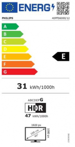 40" Philips 40PFS6000/12 FHD Smart TV