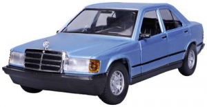 Bburago Mercedes 190E 1987, blau 1:24 Aut&oacute;modell (18-21103B)
