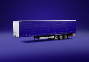 Solido Tarpolin Anh&auml;nger blau 1:24 Ut&aacute;nfut&oacute; (S2400504)