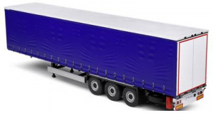 Solido Tarpolin Anh&auml;nger blau 1:24 Ut&aacute;nfut&oacute; (S2400504)