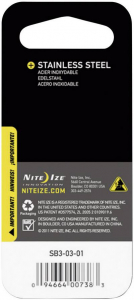 Nite Ize Karab&iacute;ner S-Biner Gr. 3 67 mm x 29 mm 1 db (NI-SB3-03-01)